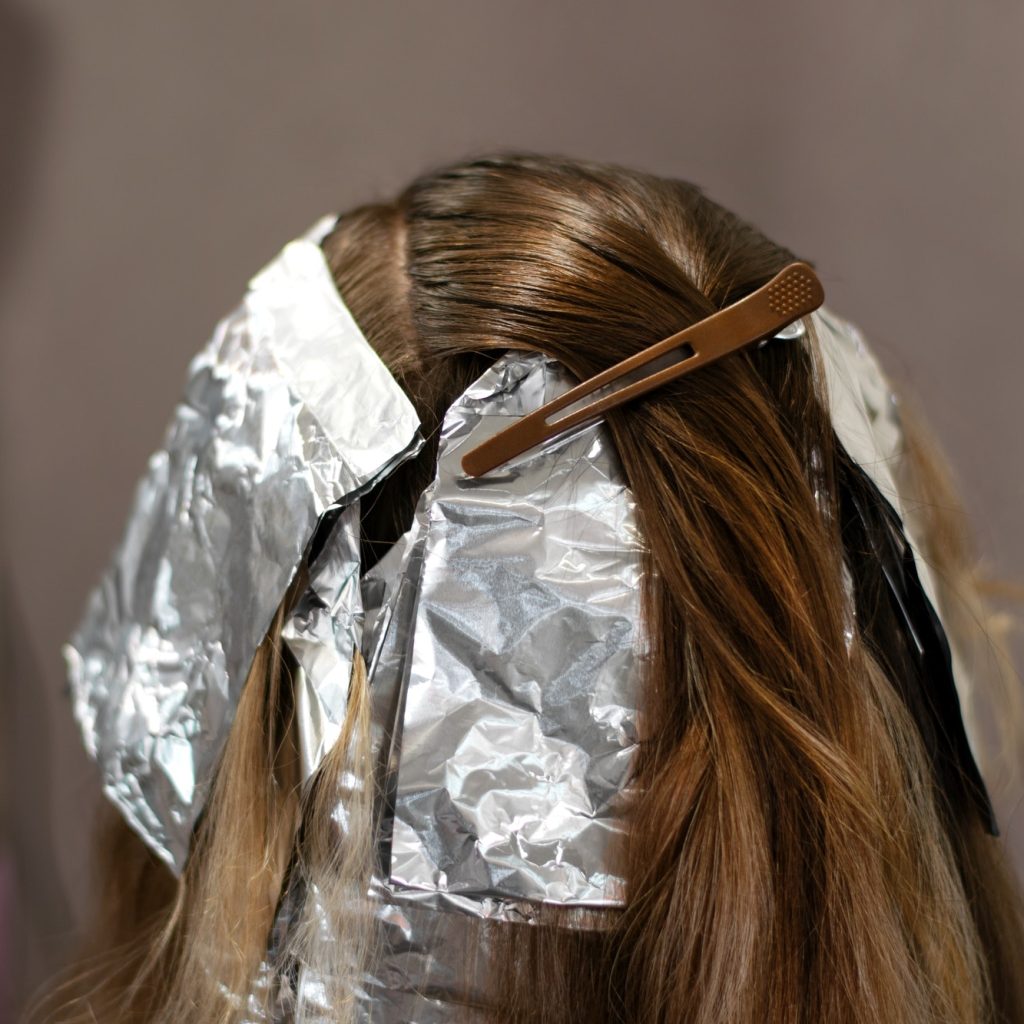 Making highlights with foil